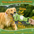 Grnstf 2-Pack Set Crinkle and Squeaky Dog Toys & Tough Tug of War - No Stuffing Chew-Resistant Plush Toys to Keep Them