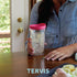 Tervis 16oz Texas State Flag Colossal Double Walled Insulated Tumbler Travel Cup - Made in USA, Clear