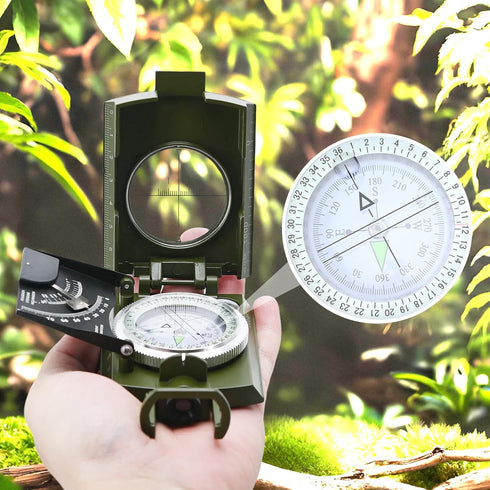 High Precision Waterproof Outdoor Sighting Compass for Survival