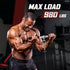 Yes4All Double D Row Handle Cable Attachment for Weight Workout, LAT Pull Down V Bar, 880LBS Capacity, Home Gym
