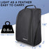 Golf Shoe Bag, Zipper Sports Shoe Strap Bag with Side Accessory Pocket for Golf Accessories (Black)