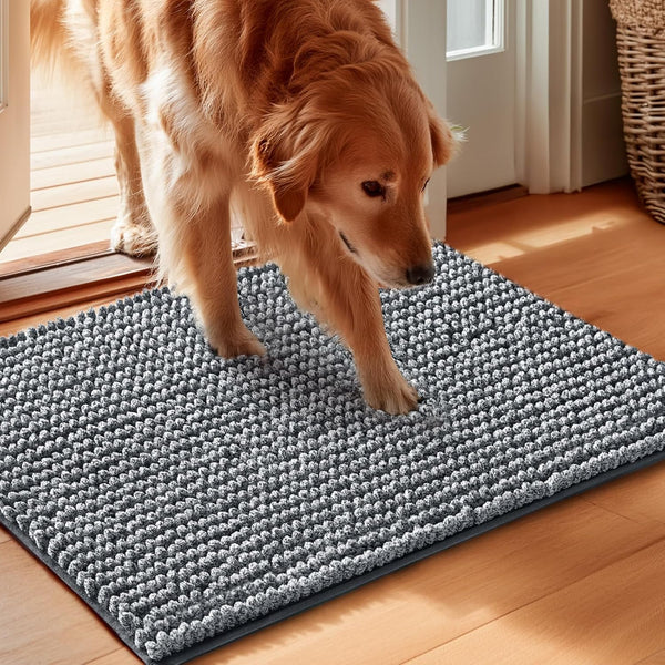 EHEYCIGA Super Absorbent Dog Door Mat for Muddy Paws 24x16 Inch Indoor,