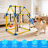 8 Almaro Puppy Play Gym with Hanging Toys Indoor Enrichment Activity Center for Puppies & Small Dogs Stable A-Frame