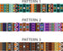 CollarDirect Aztec Dog Leash - Nylon Tribal Pattern Pet Leash for Small Medium Large Dogs, 5 FT Long
