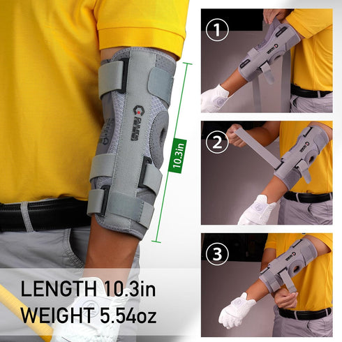 GAIARENA Golf Training Aid - Straight Arm Elbow Brace Swing Trainer for Men Women Beginner Golf Accessories
