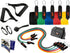 Resistance Bands Kit with Handles, 12-Piece Set with Travel Pouch for Gym Workouts, 150lbs