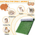 4 18 14 Inch Chinchillas Kigley Pcs Artificial Grass Guinea Pig Pee Pads Reusable x Rabbit Grass Mat Washable Turf Fake
