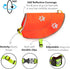 Dog Reflective Vest - Comfortable Safety Jacket for Hunting, High Visibility with Elastic Straps and Clasp Closure -