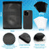 10pcs Aquarium Filter Media Bags - Reusable Mesh Filter Bags with Zipper for Activated Carbon & Ceramic Rings, 5.9 x