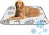 imiBBWQu Cooling Mat for Dogs Cute Cats Grey White Dog Colling Mat Washable