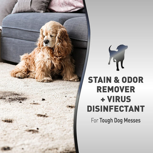 64 Oz Nature's Miracle Advanced Platinum Stain & Odor Remover & Virus Disinfectant