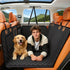 400lbs, Hammock A-Pce Dog Car Seat Cover for Back Seat, Hard Bottom Back Seat Extender for Dogs, Back Seat Pet Cover