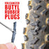 Tubeless Bike Tyre Repair Kit for MTB Road Bike Puncture, Includes Storage Can