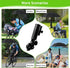 Heavy Duty Golf Push Cart Umbrella Holder, Upgraded Aluminium Alloy Base Ultra Windproof, Universal Umbrella Stand