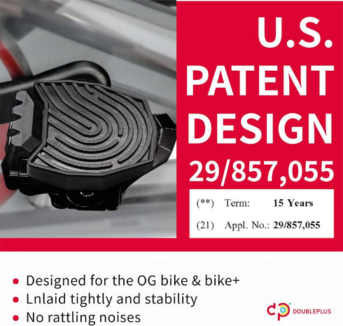Pedal Converter for Peloton Bike & Bike Plus, Replacement Adapter for Regular Shoes