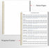 Fitness Journal Workout Planner, A4(8.5" x 11") Undated Journal & Log Book for Men & Women, Track Progress & Goals