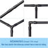 3/16" Professional Flexible Airline Tubing - Standard Aquarium Air Pump Accessories, 20 Feet (Clear-Black)
