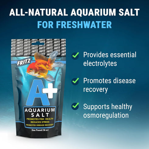 1 lb Fritz Aquatics Premium Aquarium Salt for Fish Health