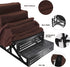 Topmart 5 Tiers Plastic Dog Stairs, Non-Slip Steps for Couch/Bed, Ideal for Old/Injured Dogs and Cats
