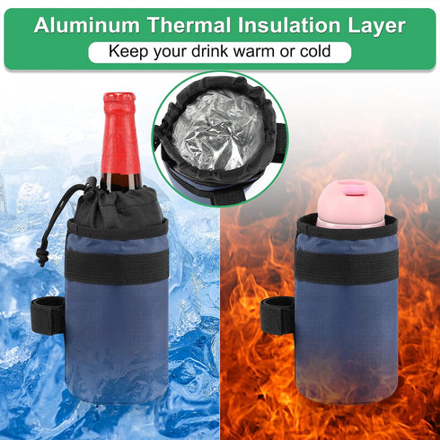 Accmor Insulated Bike Water Bottle Holders,Bike Cup Holder Keep Bottle Cool or Warm, Bike Water Bottle Cage for Kid's