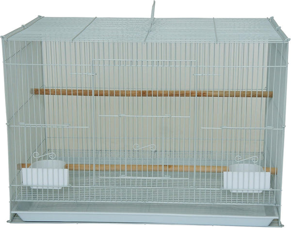YML Small Breeding Cage, 24 x 16 x 16 inches, White
