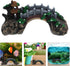 Mipcase Fish Tank Bridge Decor, Underwater Bridge Adorn for Aquarium Decoration, Botanical Reptile Decor