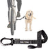 BIKE AND DOG Black Dog Leash and Harness for Bicycle, Patented Design with 3 Rings and 2 Special Cable Ties
