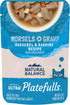 Natural Balance Original Ultra Platefulls Indoor Adult Grain Free Wet Cat Food, Mackerel & Sardine Recipe, 3 oz Pouch