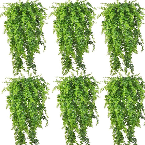 PINVNBY Reptile Plants Hanging Fake Vines Boston Climbing Terrarium Plant with Suction