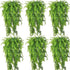 PINVNBY Reptile Plants Hanging Fake Vines Boston Climbing Terrarium Plant with Suction