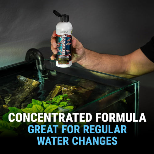 Fritz Complete Water Conditioner/Tap Water Dechlorinator, 4 oz, Instantly Detoxifies Chlorine, Heavy Metals