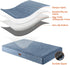 EHEYCIGA Orthopedic XL Dog Beds for Extra Large Dogs, Spa Blue, 44x32 with Removable Washable Cover