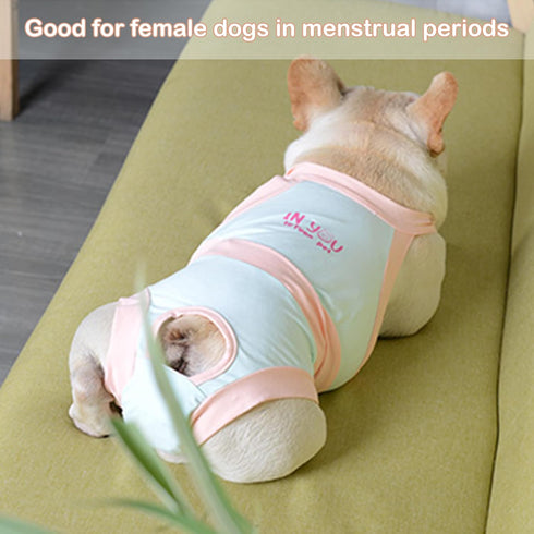 PUMYPOREITY Escape Proof Dog Diapers - Reusable & Washable, Suitable for French Bulldogs & Both Male & Female Dogs