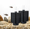2 Pcs Aquarium Sponge Filter: Quiet Fish Tank Filter with Ceramic Media and Bubble Diffuser for 50-80 Gal