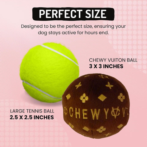 Dog Diggin Designs Runway Pup Collection - Unique Squeaky Parody Plush Dog Toys, Prêt-à-Porter Dog Bones, Balls & More