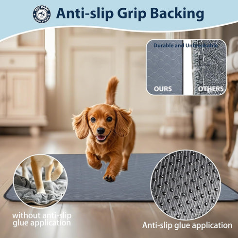 34x36 3 Pack, Washable Pee Pads for Dogs, Reusable Puppy Pads with Fast Absorbent, Waterproof Reusable Pee Pads