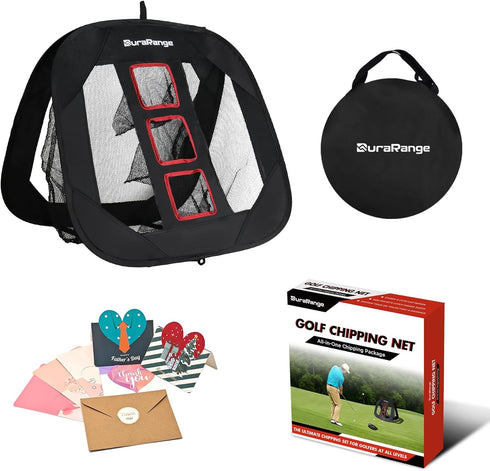 Pop-Up Golf Chipping Net - Ultimate Target Training Aids for Precision & Distance, Indoor | Outdoor Practice, Golfer