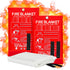 Fire Blanket Emergency for Home, 40" x 40" (Pack of 2), Fire Suppression Blanket for Kitchen and Camping Safety