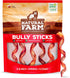 Natural Farm Odor-Free Curly Bully Sticks, (5-6 Inch, 5 Pack), Fully Digestible,