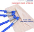 4 Arm Crab Trap Harness with Durable Nylon/Heavy Duty Metal Hooks for Sailing Fishing