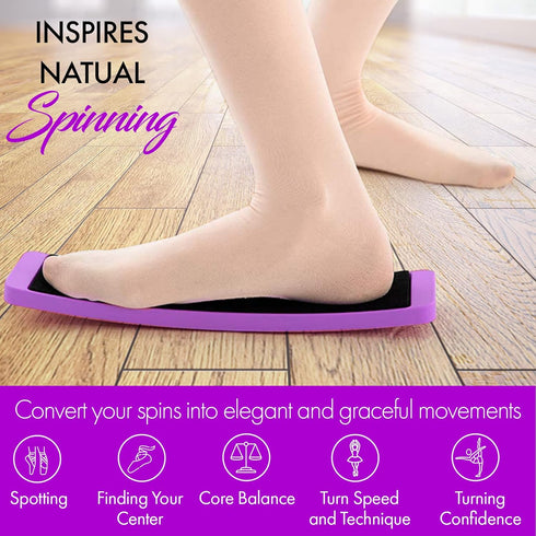 Zenmarkt Turning Boards for Dancers, Ballet Spin Boards for Dancers, Ice Skaters, Cheerleaders & Gymnasts, Improve