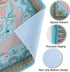 2Pack ,100% 41x41 Aitmexcn Washable Pee Pads for Dogs, Super Absorbent Reusable Puppy Pads Waterproof, Leak-Proof