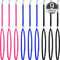 Boao 9 Pieces Pet Grooming Loops Nylon Restraint Noose Adjustable Fixed Dog
