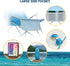 BBQ,300 LBS #WEJOY High Back Beach Chairs Portable Low Folding Beach Chair for Adults with Armrest,Headrest for Outdoor
