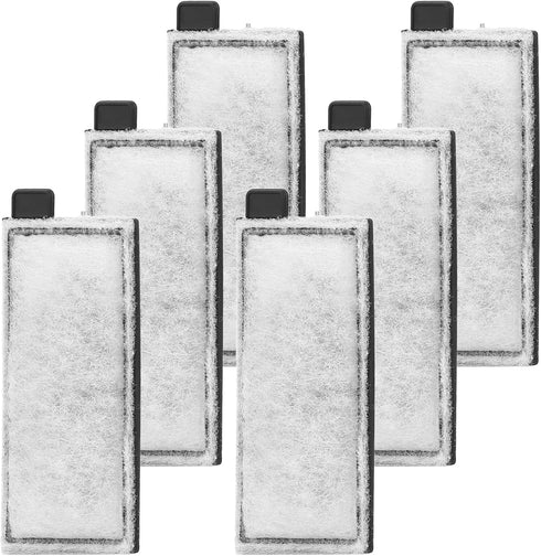 AQQA 8 Pack Aquarium Filter Cartridge Replacement for Small Internal Filter