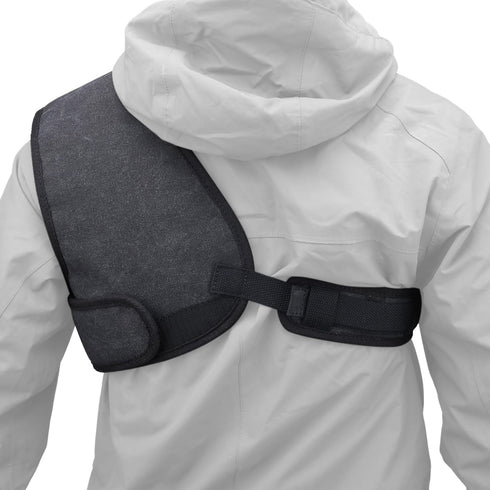 WAYNE'S DOG Adjustable Leather Rifle Shotgun Field Shield, Recoil Pad Shooting Shirt for Hunting Archery