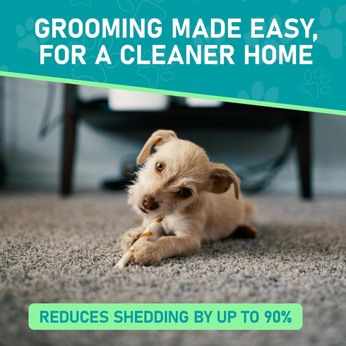 Maxpower Planet Hair Brush - Double Sided Dematting Undercoat Rake for Dogs and Cats, Extra Wide Grooming Brush, Reduce
