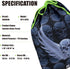 Packing (SP80) SANDIAN, Golf Shoes Pouch Bag, Waterproof Storage Bag, Drawstring Rope Closures, Sublimation Dye Prints