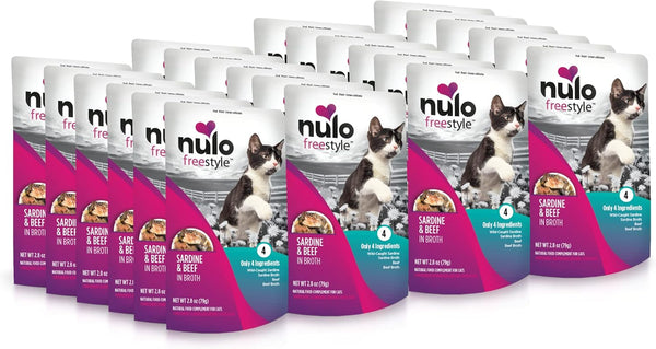 Nulo FreeStyle Cat & Kitten Wet Cat Food - Sardine & Beef