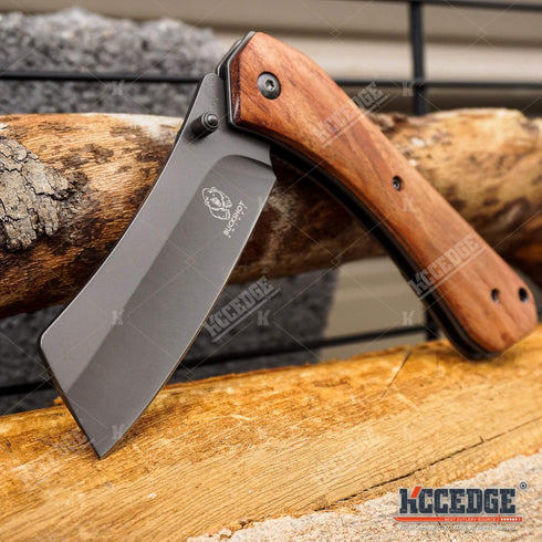 KCCEDGE BEST CUTLERY SOURCE EDC Pocket Knife, Camping Accessories, Razor Sharp Edge Folding Knife for Survival Kit